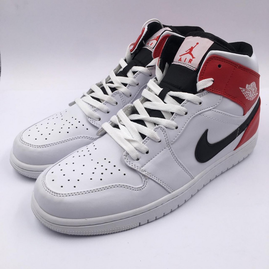 air jordan 1 mid white and tan
